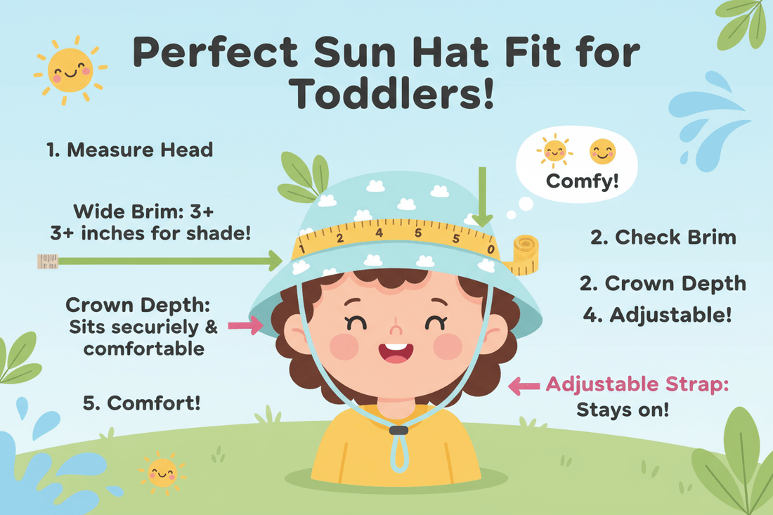 How to Pick the Perfect Sun Hat Size & Fit for Toddlers - Luma AU